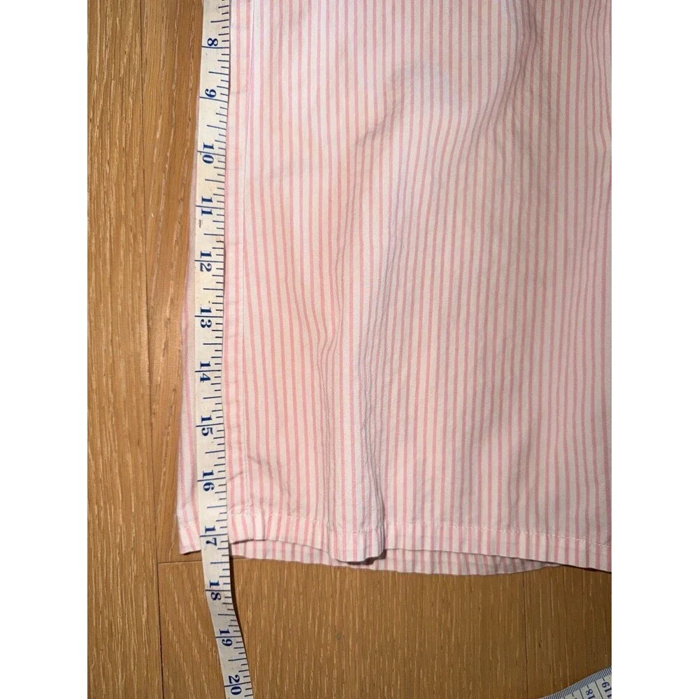 Gymboree Girls Pink White Striped Wide Leg Jumpsuit Sleeveless Size 8